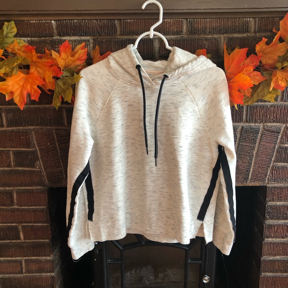 Calvin Klein Performance Fleece Crop Hoodie Med